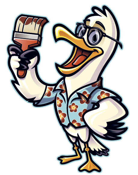 pro-vision painting mascot