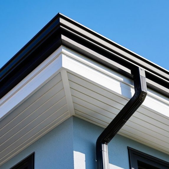 professionally installed seamless gutters on jacksonville fl home